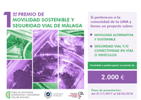 I Premio De Movilidad Sostenible y Seguridad Vial [SmartUMA] [ODS]
