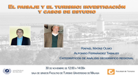 El paisaje y el turismo: investigación y casos de estudio