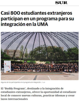 Casi 800 estudiantes extranjeros participan en un programa para su integración en la UMA