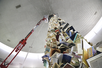 La Biblioteca de Babel se expande por los aires en la sala de lectura y el vestíbulo de la General