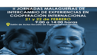 II JORNADAS MALAGUEÑAS DE INTERCAMBIO DE EXPERIENCIAS EN COOPERACIÓN INTERNACIONAL