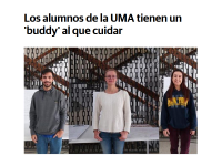 Los alumnos de la UMA tienen un 'buddy' al que cuidar
