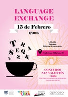 ST. VALENTINE LANGUAGE EXCHANGE 15TH FEB.