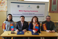 La Universidad de Málaga y la Mongolian University of Life Science firman un convenio de colaboración