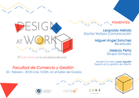 JORNADAS DESING AT WORK EN LA FACULTAD DE COMERCIO