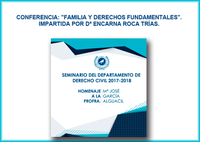 Conferencia: "Familia y derechos fundamentales".
