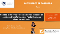 Calidad e innovación en un sector turístico en continua transformación: Factor humano clave para el éxito