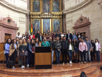 ALUMNOS DEL GRADO EN GESTIÓN Y ADMINISTRACIÓN PÚBLICA VISITAN EL PARLAMENTO DE ANDALUCÍA
