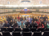 ALUMNOS DEL GRADO EN GESTIÓN Y ADMINISTRACIÓN PÚBLICA VISITAN EL PARLAMENTO EUROPEO