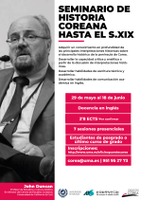 Seminario de Historia Coreana hasta el s. XIX