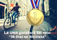 La UMA gana el reto de movilidad sostenible Ciclogreen “30 días en bicicleta” [ODS]