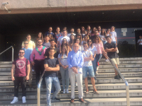 NUEVA VISITA Y CONFERENCIA DEL CICLO DE ECONOMÍA Y SERVICIOS PÚBLICOS QUE DIRIGE EL PROF. RAFAEL FUENTES A LA SEDE DE LA JUNTA DE ANDALUCÍA EN MÁLAGA