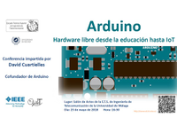 Conferencia: "Arduino. Hardware libre desde la educación hasta IoT"