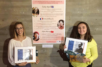 Dos alumnas de la UMA obtienen un premio a la mejor infografía en el   "I Encuentro Nacional de Estudiantes de Francés"