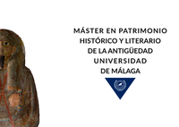 Máster en Patrimonio Histórico y Literario de la Antigüedad