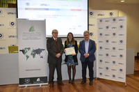 Verónica Membrive recibe el Premio George Campbell del Aula María Zambrano de Estudios Transatlánticos de la Universidad de Málaga