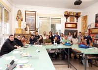 Los artistas Santiago Ydañez y Miki Leal participan en el curso "Técnico Auxiliar en Entornos Culturales"