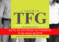 Acto de entrega del I Premio TFG en Trabajo Social. Convocatoria Académica 2017-2018