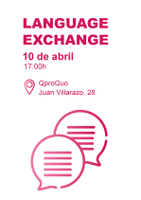 10 APRIL | LANGUAGE EXCHANGE