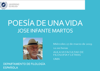 El poeta José Infante en la UMA