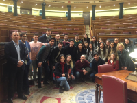 ESTUDIANTES DE 4º CURSO DEL GRADO EN GESTIÓN Y ADMINISTRACIÓN PÚBLICA VISITAN EL CONGRESO Y EL SENADO