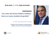 Conferencia: "Los retos del Sector Público Andaluz: hacia un nuevo modelo de gestión"