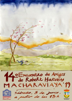  Macharaviaya acoge el homenaje anual al pintor estadounidense Robert Harvey