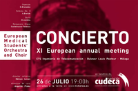 Concierto benéfico en favor de CUDECA de la Orquesta y Coro Europeo de Estudiantes de Medicina