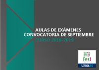 Aulas de exámenes de la convocatoria de septiembre. Curso 2018-19