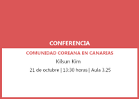 Conferencia Comunidad Coreana en Canarias
