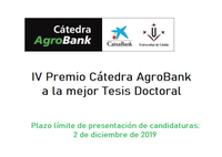 IV Premio Cátedra AgroBank a la mejor Tesis Doctoral 