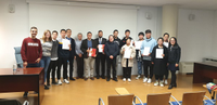 Encuentro en la Escuela con estudiantes de la Universidad de Pingdingshan