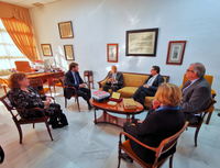 THE LAW SCHOOL RECEIVES A VISIT FROM THE PRESIDENT OF THE GLOBAL COUNCIL FOR TOLERANCE AND PEACE