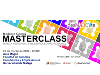 Conferencia "Masterclass, Marca personal & Desarrollo profesional" - 3 de marzo