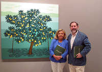 Eight large "Trees" from Málaga, the main attraction in Evaristo Guerra's exhibit