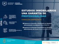 LA UNIVERSIDAD DE MÁLAGA RENUEVA SUS ESTUDIOS INMOBILIARIOS QUE PERMITEN EL ACCESO A LA COLEGIACIÓN COMO ADMINISTRADOR DE FINCAS