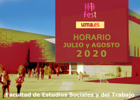 Horario meses de julio y agosto de 2020 del Complejo de Estudios Sociales y de Comercio