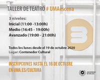 TALLER DE TEATRO #UMAESCENA 2020