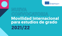 Nueva Convocatoria Movilidad de Estudios 2021/2022
