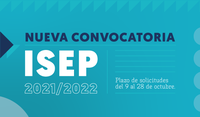 Convocatoria ISEP 2021/2022