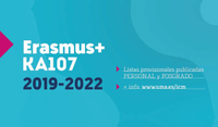 Erasmus+ KA107 Listas provisionales