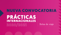 Bolsa de Viaje para Prácticas Internacionales - Convocatoria 20/21