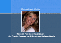 La egresada de la Facultad de Estudios Sociales y del Trabajo, Dolores María Martín, obtiene el Tercer Premio Nacional de Fin de Carrera de Educación Universitaria