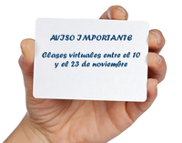 DE ACUERDO A LAS NUEVAS MEDIDAS CON MOTIVO DEL COVID 19, A PARTIR DE MAÑANA Y HASTA EL PRÓXIMO DÍA 23 DE NOVIEMBRE TODA LA DOCENCIA DE LA FACULTAD PASARÁ AL SISTEMA VIRTUAL