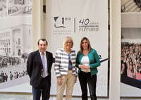 Meeting held between the Presidency Councilor for the Regional Government of Andalusia and UMA's President