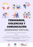 Seminario virtual "Feminismos, violencias y comunicación"