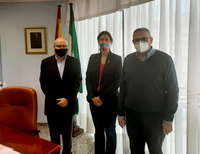 REUNIÓN CON MÓNICA ALEJO JIMÉNEZ, DELEGADA TERRITORIAL DE REGENERACIÓN, JUSTICIA Y ADMINISTRACIÓN LOCAL DE LA JUNTA DE ANDALUCÍA EN MÁLAGA