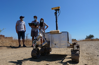 Ingenieros de la UMA experimentan con un rover de la Agencia Espacial Europea