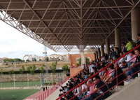 El pabellón de Teatinos, sede del Congreso Internacional de entrenadores de fútbol