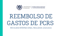 Listado provisional de estudiantes propuestos/as para reembolso de gastos de PCRs movilidad internacional 20/21